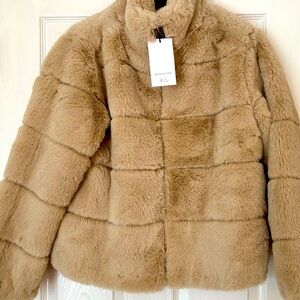 Bailey 44 Faux Fur Bomber Jacket- nwt